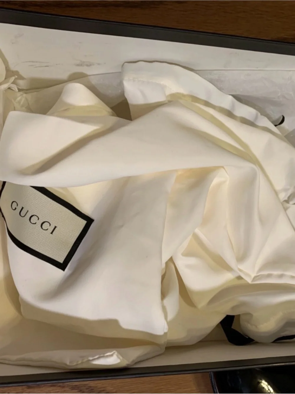 Gucci Black Patent Leather Lace-Up Oxfords